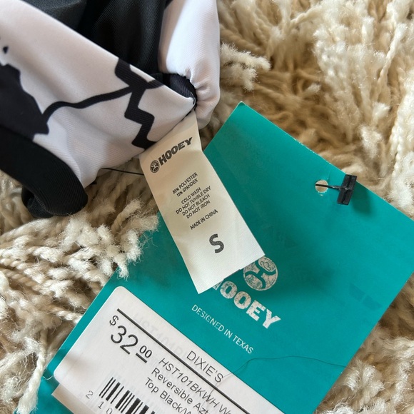 NWT Hooey swim top reversible Aztec - Picture 2 of 3